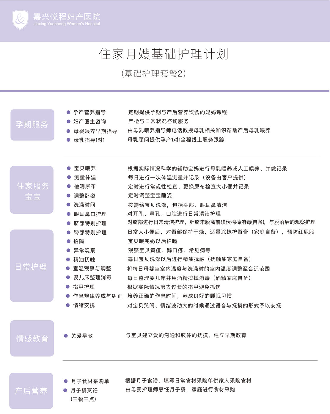 悦程住家月嫂基础护理V2